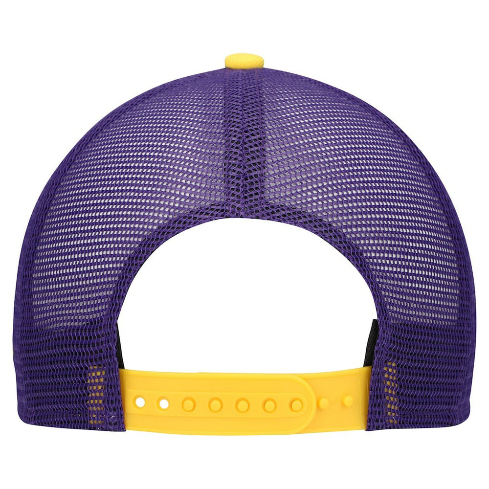 Minnesota Vikings Youth Banner 9FIFTY A-Frame Adjustable Trucker Hat | NFL Discount