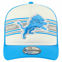 Detroit Lions Youth Banner 9FIFTY A-Frame Adjustable Trucker Hat | NFL US