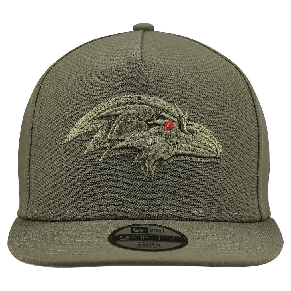 Baltimore Ravens Youth Color Pack A-Frame 9FIFTY Snapback Hat | NFL Discount
