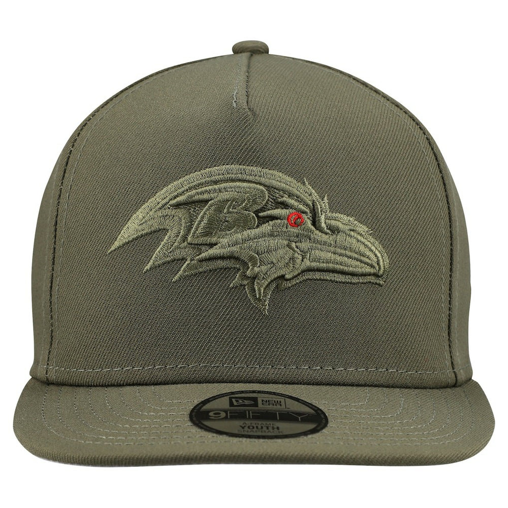 Baltimore Ravens Youth Color Pack A-Frame 9FIFTY Snapback Hat | NFL Discount