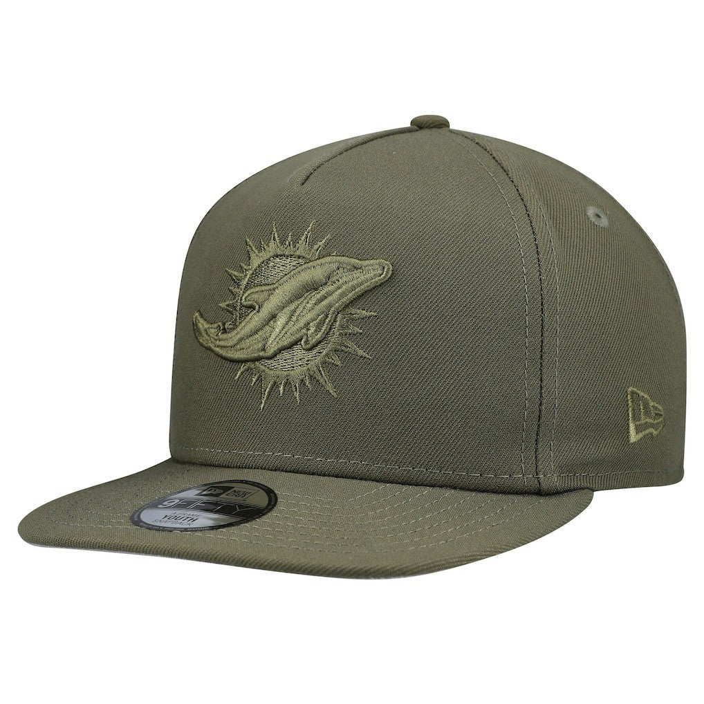 Miami Dolphins Youth Color Pack A-Frame 9FIFTY Snapback Hat | NFL Discount