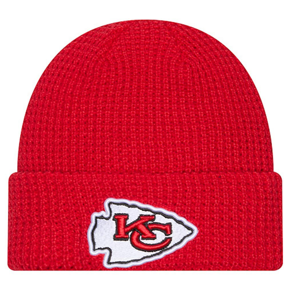 Kansas City Chiefs Youth Waffle Cuffed Knit Hat | NFL New