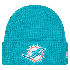 Miami Dolphins Youth Waffle Cuffed Knit Hat | NFL US