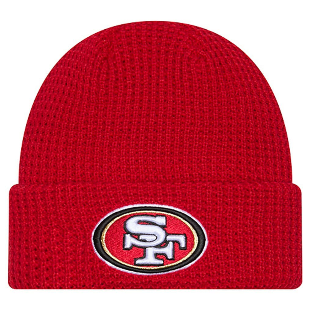 San Francisco 49ers Youth Waffle Cuffed Knit Hat | NFL New