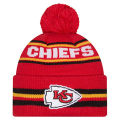 Kansas City Chiefs Youth Classic Cuffed Knit Hat with Pom | NFL New