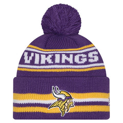 Minnesota Vikings Youth Classic Cuffed Knit Hat with Pom | NFL Sale