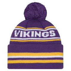 Minnesota Vikings Youth Classic Cuffed Knit Hat with Pom | NFL Sale