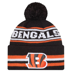 Cincinnati Bengals Youth Classic Cuffed Knit Hat with Pom | NFL Discount