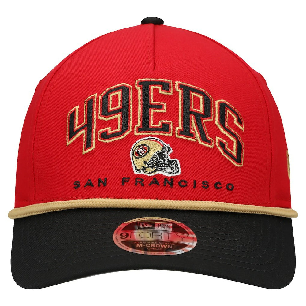 San Francisco 49ers Preschool Arch COOLERA 9FORTY A-Frame M-Crown Adjustable Hat | NFL Outlet