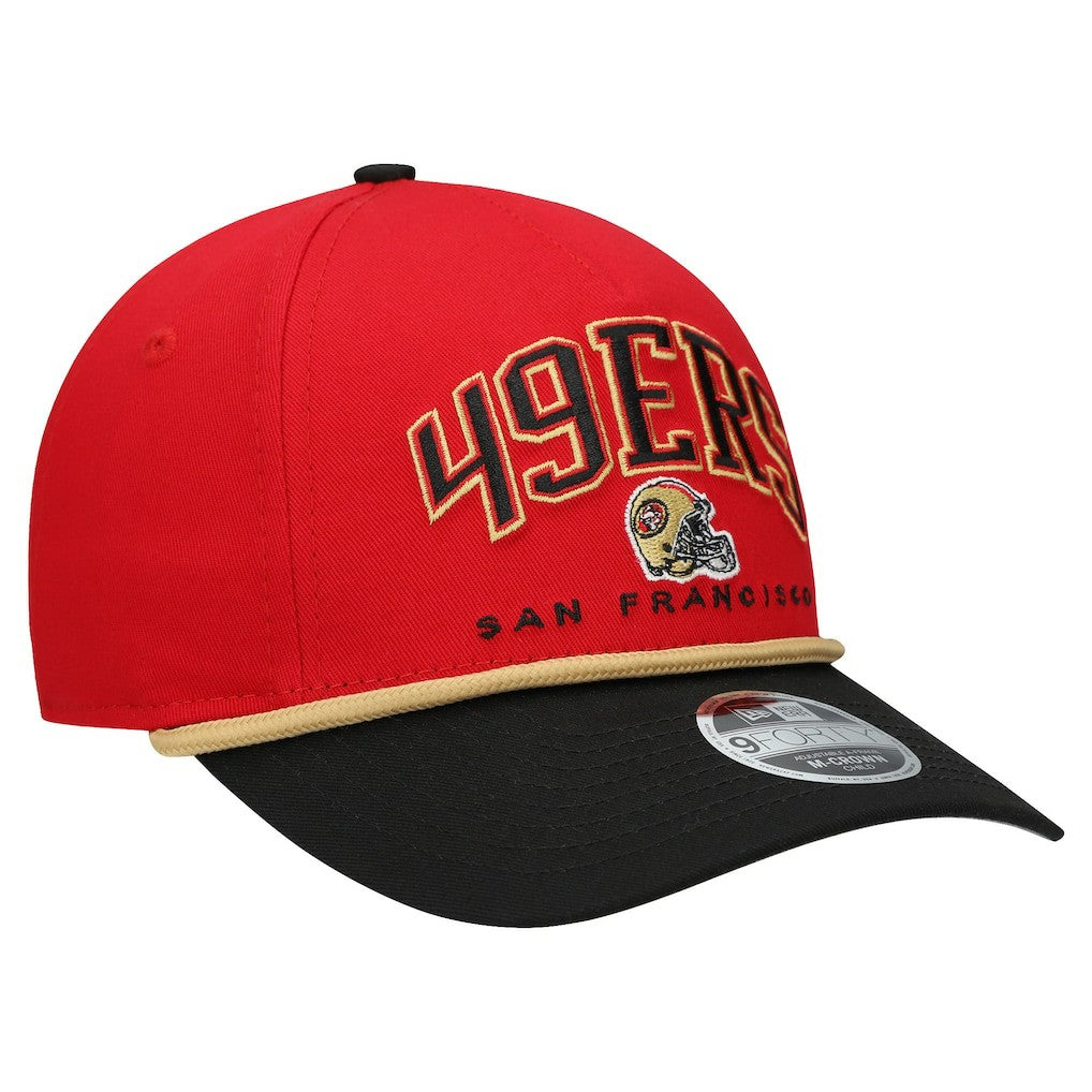 San Francisco 49ers Preschool Arch COOLERA 9FORTY A-Frame M-Crown Adjustable Hat | NFL Outlet