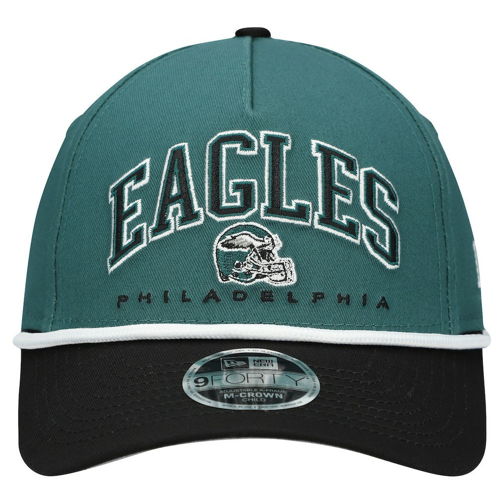 Philadelphia Eagles Preschool Arch COOLERA 9FORTY A-Frame M-Crown Adjustable Hat | NFL US