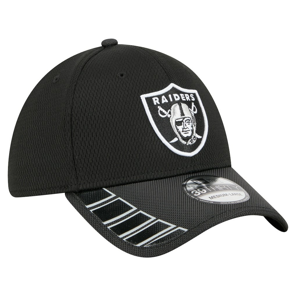Las Vegas Raiders Visor Hit 39THIRTY Flex Hat | NFL Outlet