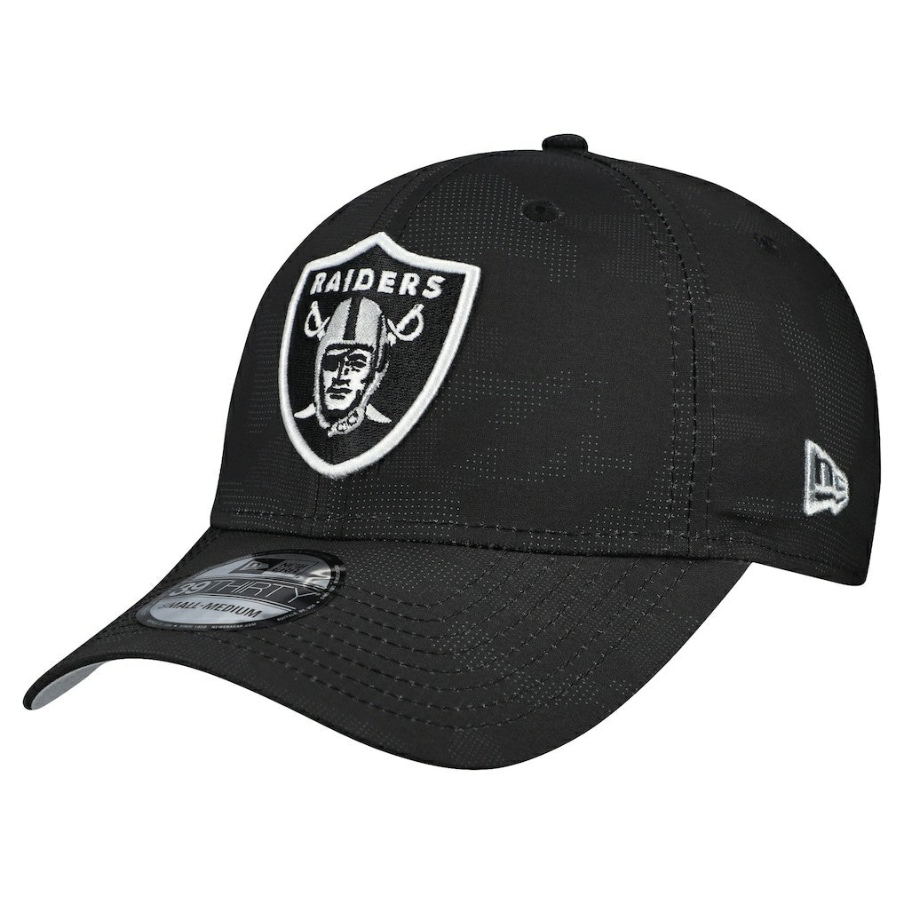 Las Vegas Raiders Tonal Camo 39THIRTY Stretch Fit Hat | NFL Near me