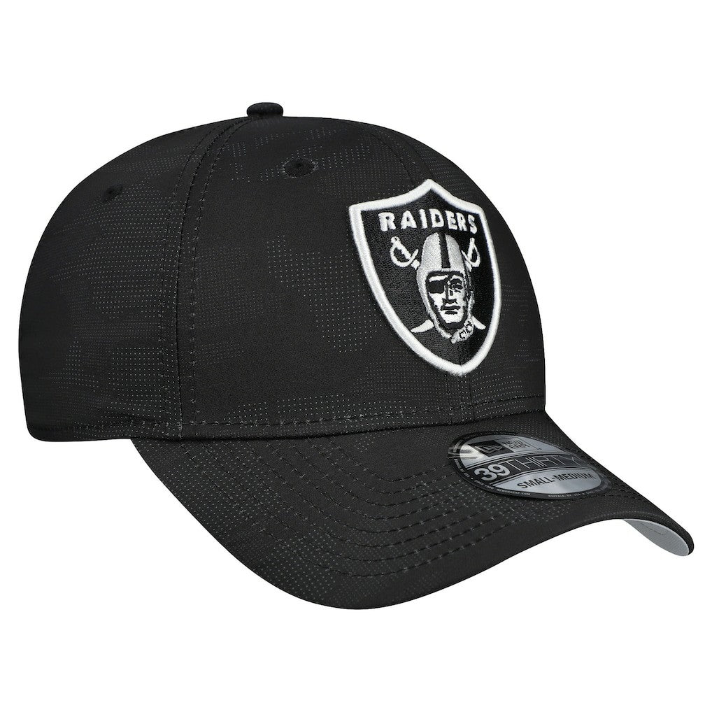 Las Vegas Raiders Tonal Camo 39THIRTY Stretch Fit Hat | NFL Near me