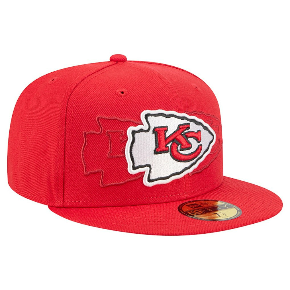 Kansas City Chiefs Tri-Hit 59FIFTY Fitted Hat | NFL On sale