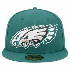 Philadelphia Eagles Tri-Hit 59FIFTY Fitted Hat | NFL Outlet