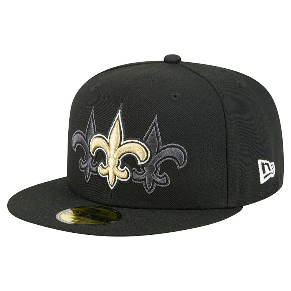 New Orleans Saints Tri-Hit 59FIFTY Fitted Hat | NFL US