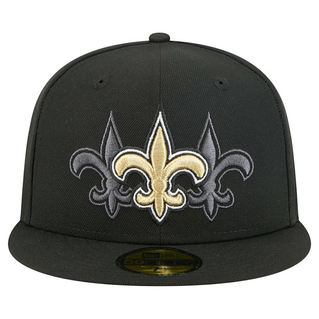 New Orleans Saints Tri-Hit 59FIFTY Fitted Hat | NFL US