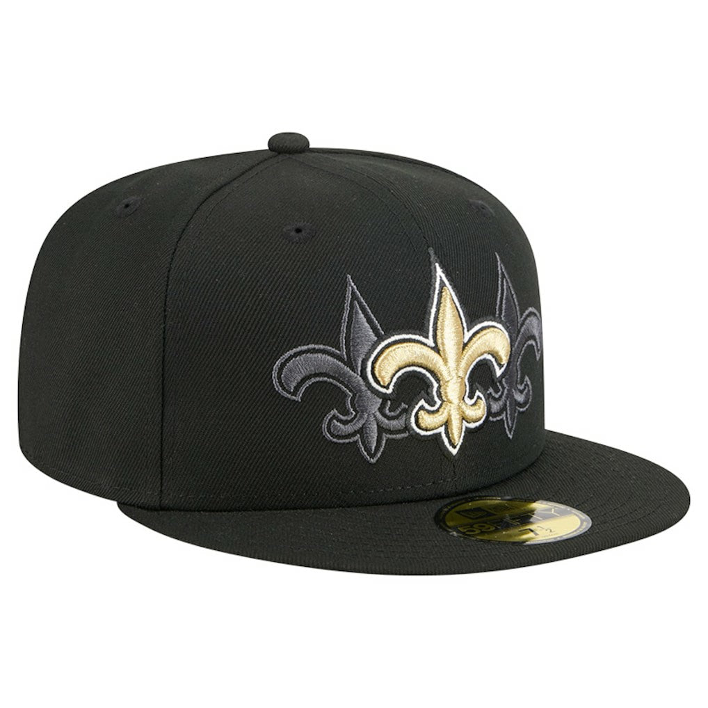 New Orleans Saints Tri-Hit 59FIFTY Fitted Hat | NFL US