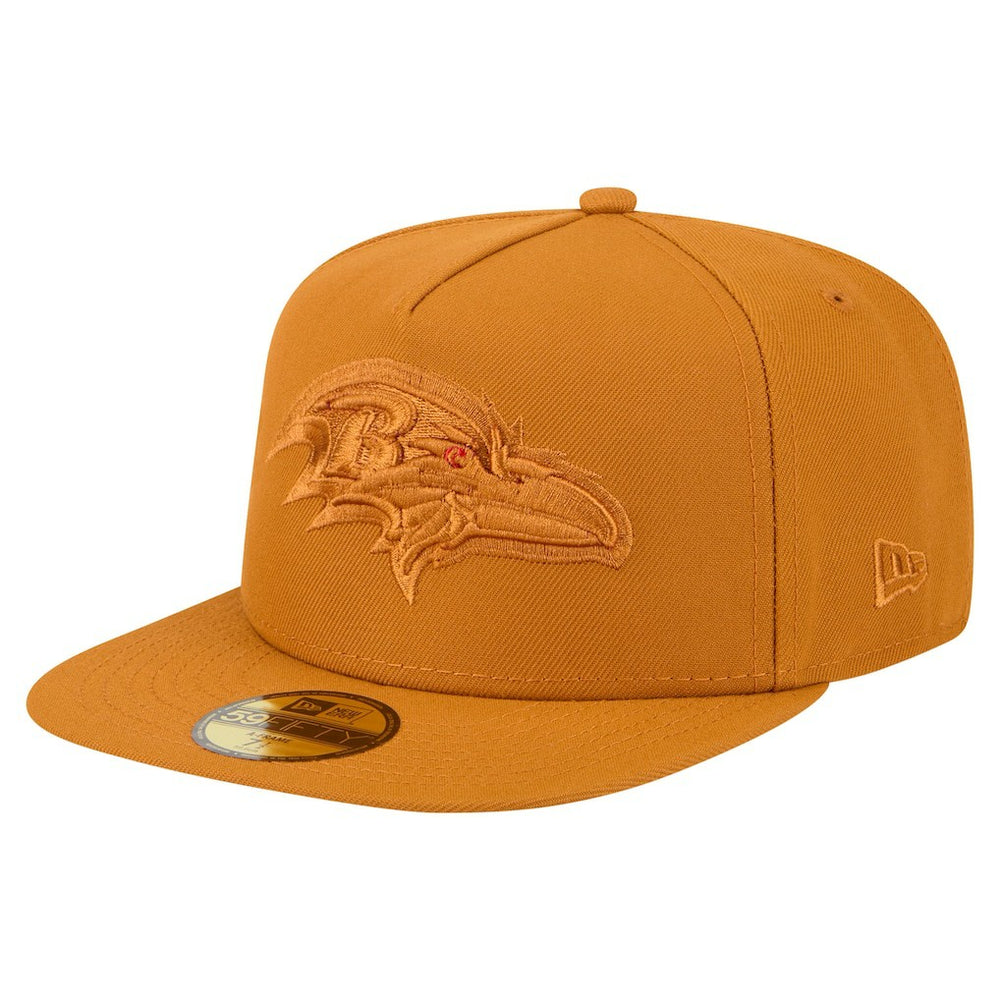 Baltimore Ravens Color Pack A-Frame 59FIFTY Fitted Hat | NFL Discount