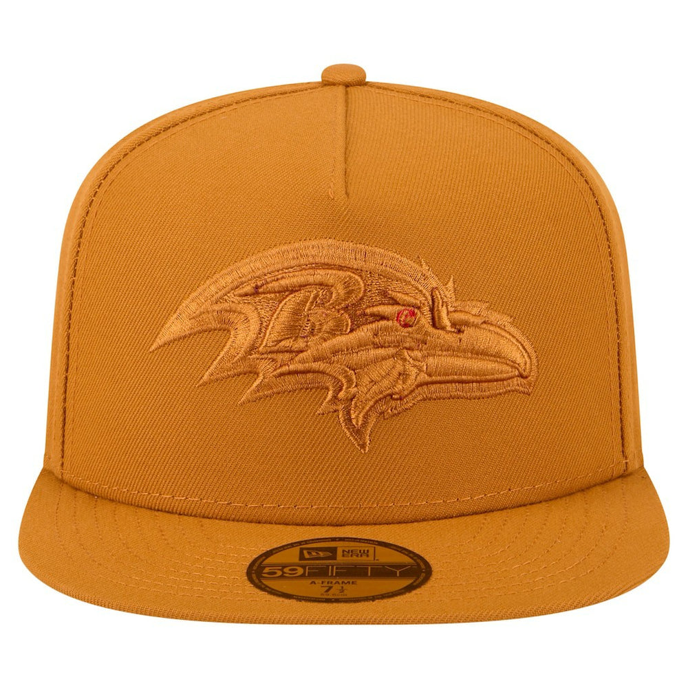 Baltimore Ravens Color Pack A-Frame 59FIFTY Fitted Hat | NFL Discount