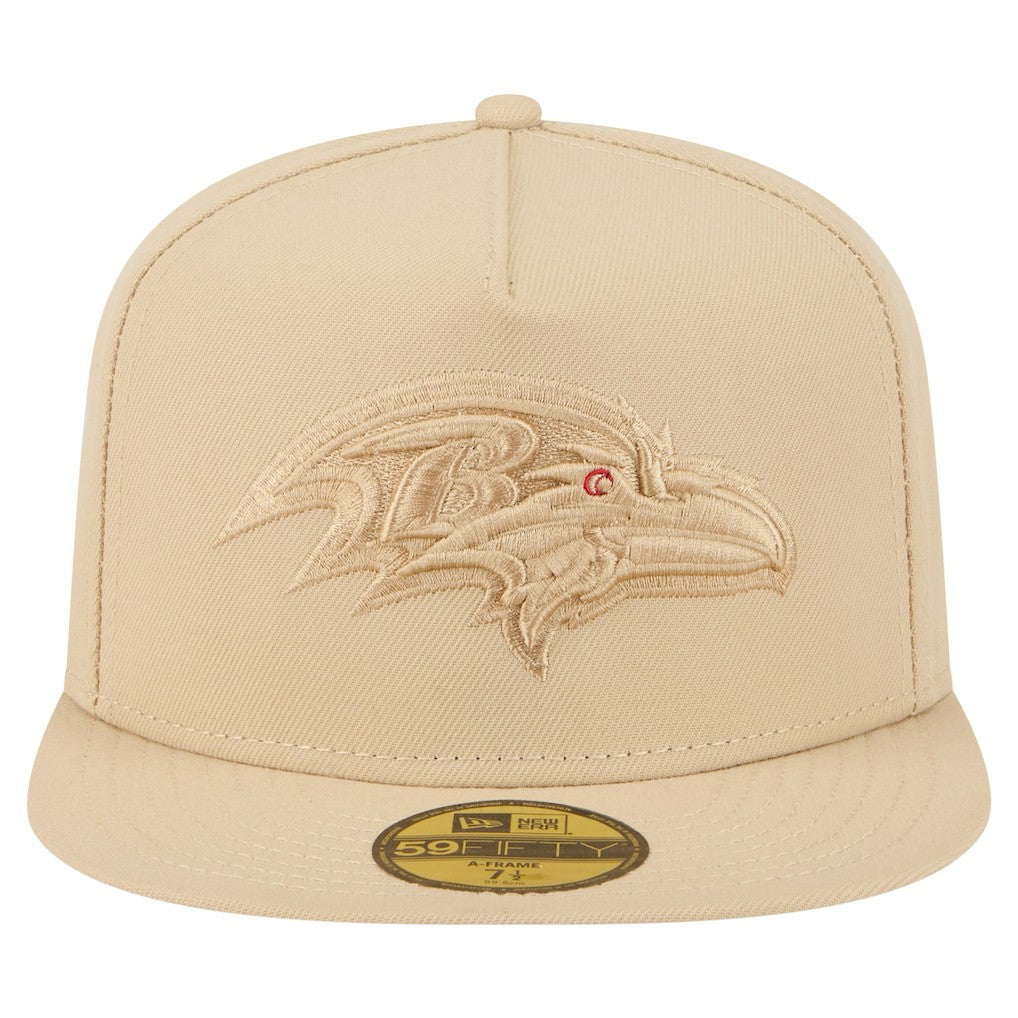 Baltimore Ravens Color Pack A-Frame 59FIFTY Fitted Hat | NFL Outlet