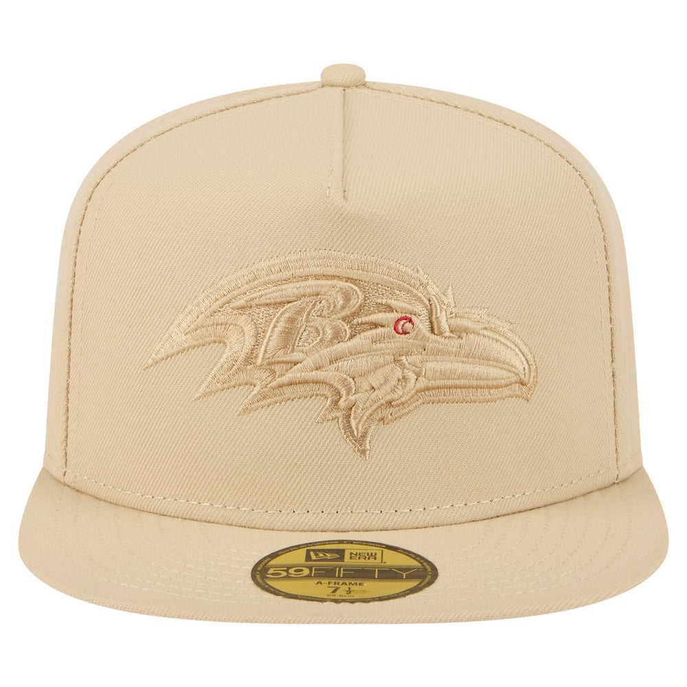 Baltimore Ravens Color Pack A-Frame 59FIFTY Fitted Hat | NFL Outlet