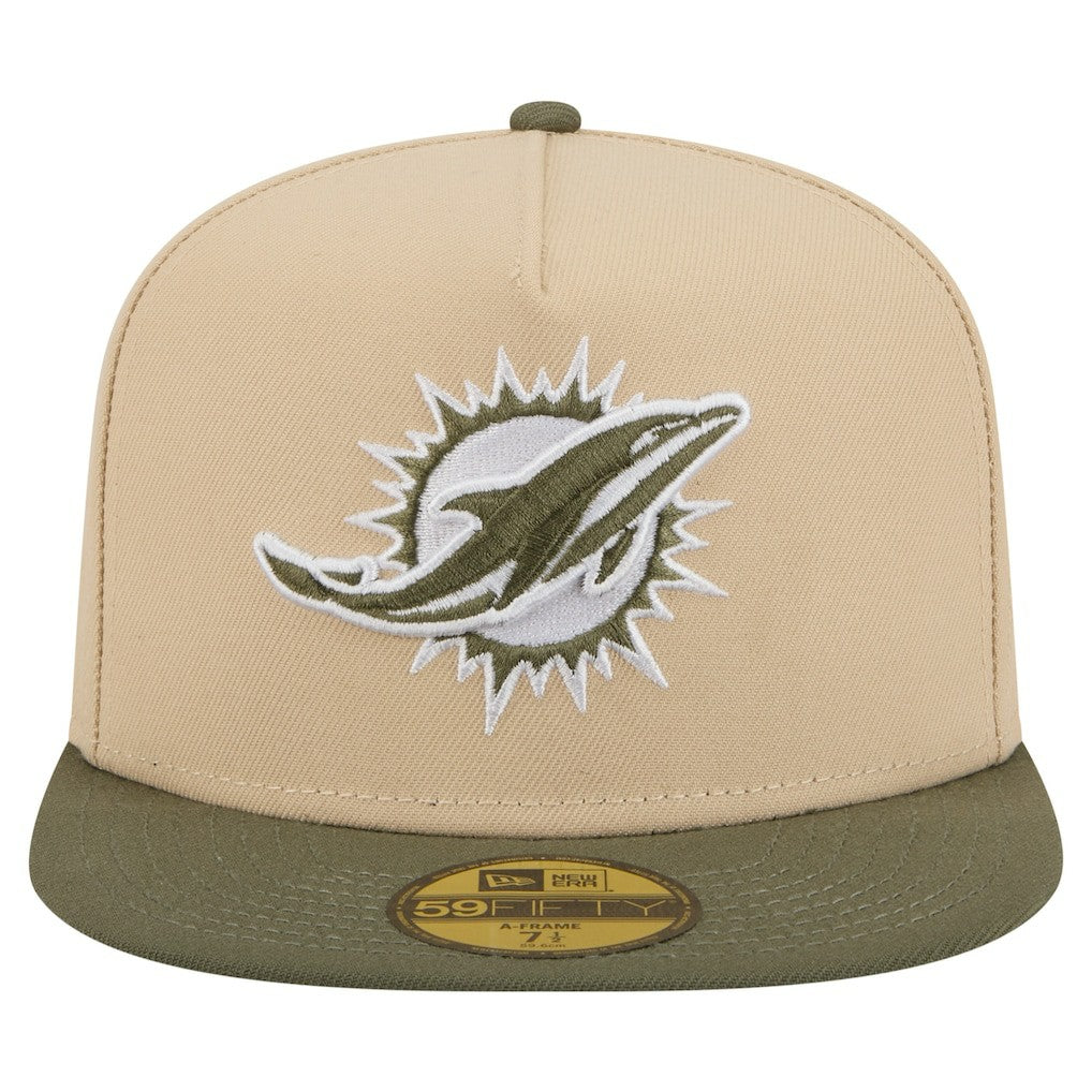 Miami Dolphins Color Pack A-Frame 59FIFTY Fitted Hat | NFL On sale