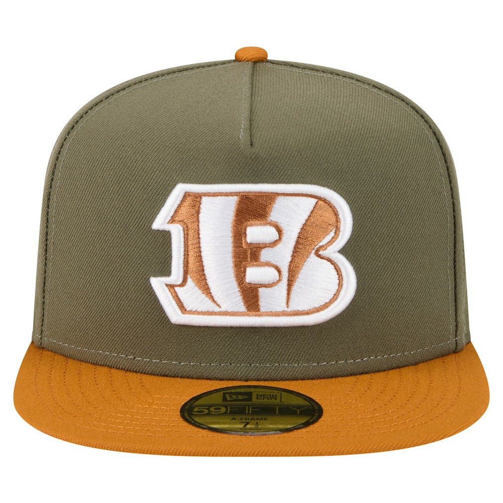 Cincinnati Bengals Color Pack A-Frame 59FIFTY Fitted Hat | NFL New