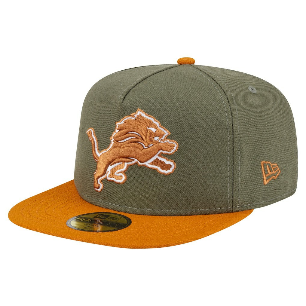 Detroit Lions Color Pack A-Frame 59FIFTY Fitted Hat | NFL Hot