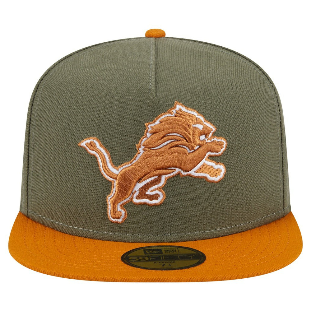 Detroit Lions Color Pack A-Frame 59FIFTY Fitted Hat | NFL Hot