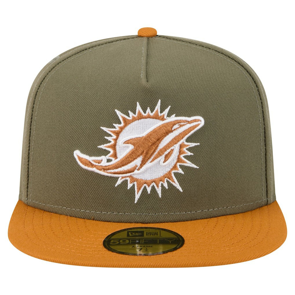 Miami Dolphins Color Pack A-Frame 59FIFTY Fitted Hat | NFL Online