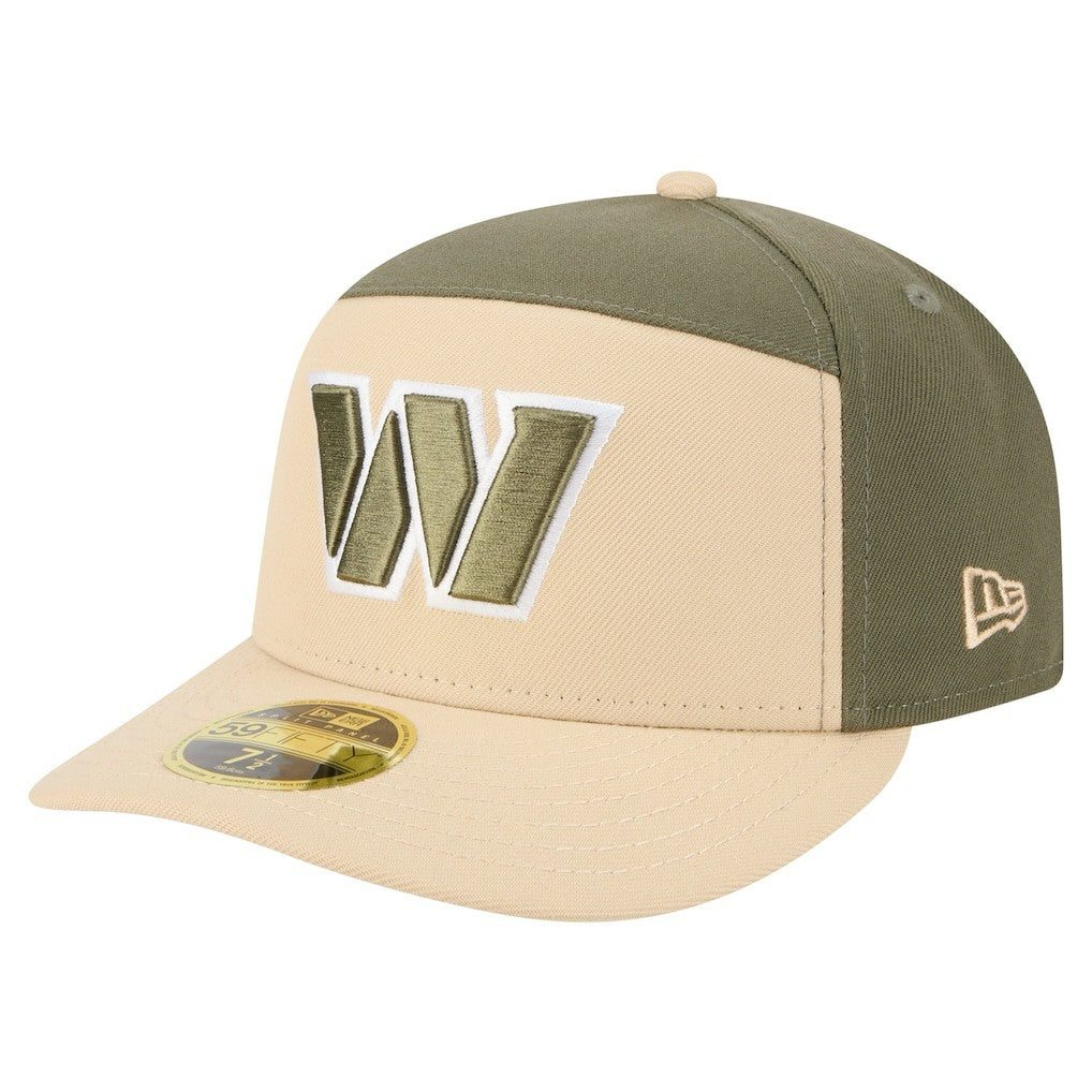 Washington Commanders Two-Tone Color Pack Split Panel 59FIFTY Fitted Hat | NFL Near me