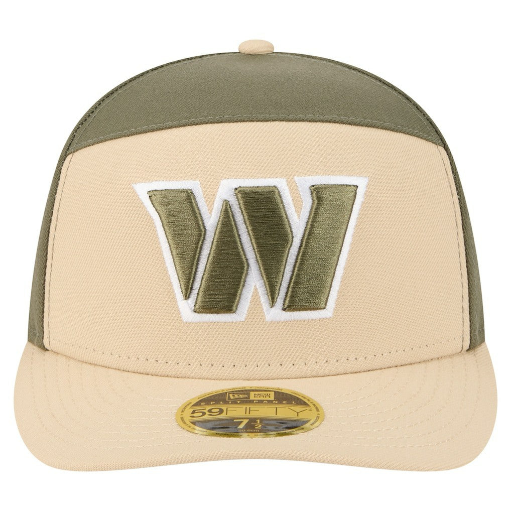 Washington Commanders Two-Tone Color Pack Split Panel 59FIFTY Fitted Hat | NFL Near me