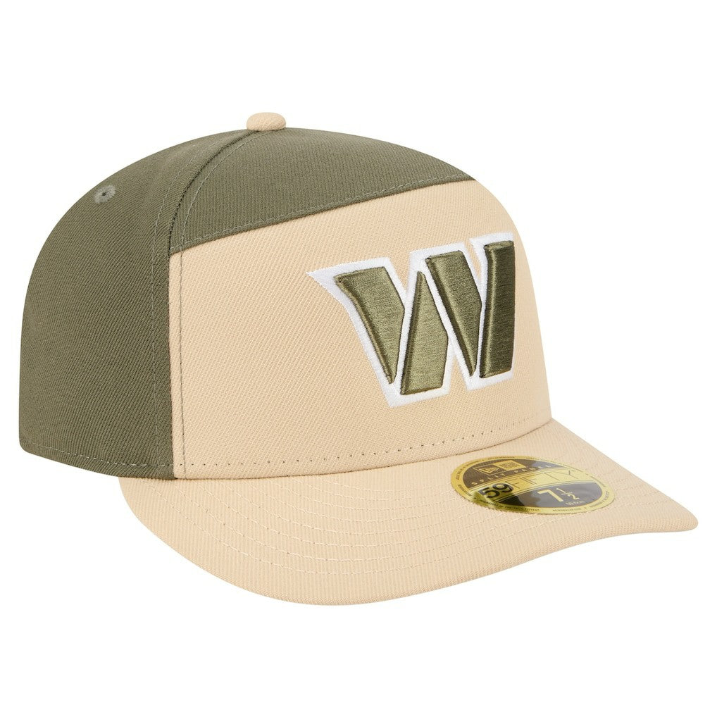Washington Commanders Two-Tone Color Pack Split Panel 59FIFTY Fitted Hat | NFL Near me