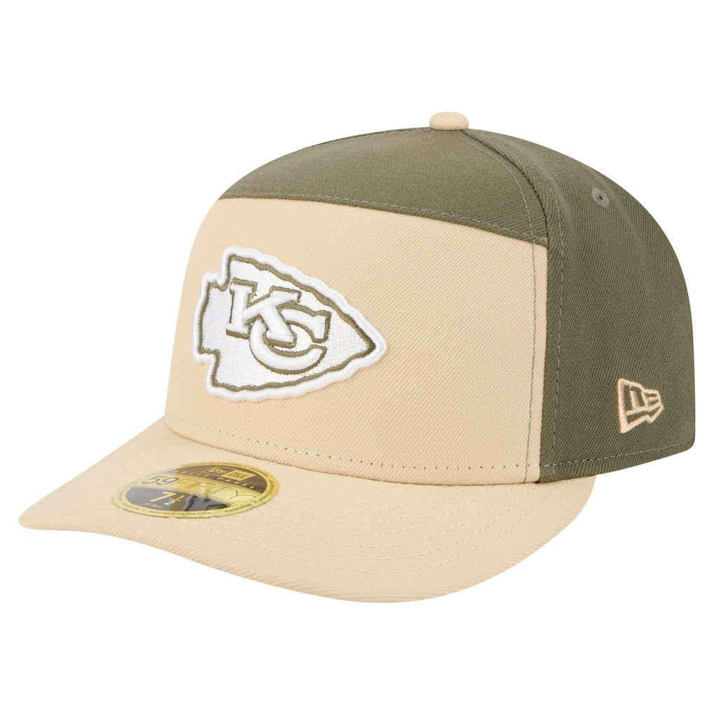 Kansas City Chiefs Two-Tone Color Pack Split Panel 59FIFTY Fitted Hat | NFL Online