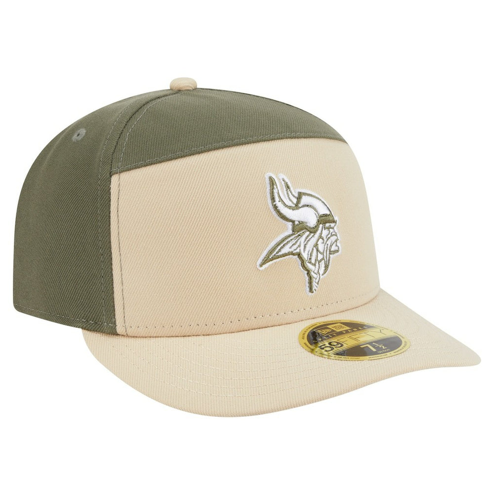 Minnesota Vikings Two-Tone Color Pack Split Panel 59FIFTY Fitted Hat | NFL US
