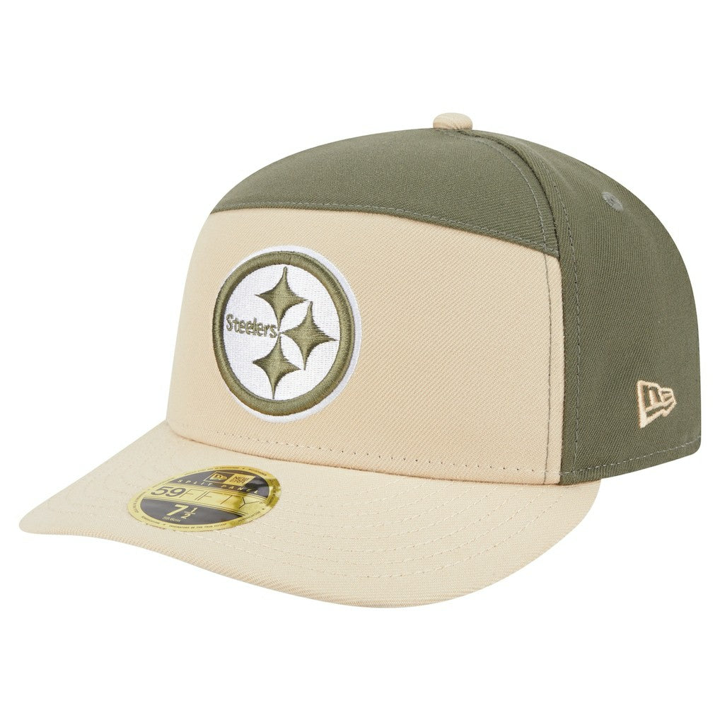 Pittsburgh Steelers Two-Tone Color Pack Split Panel 59FIFTY Fitted Hat | NFL Near me