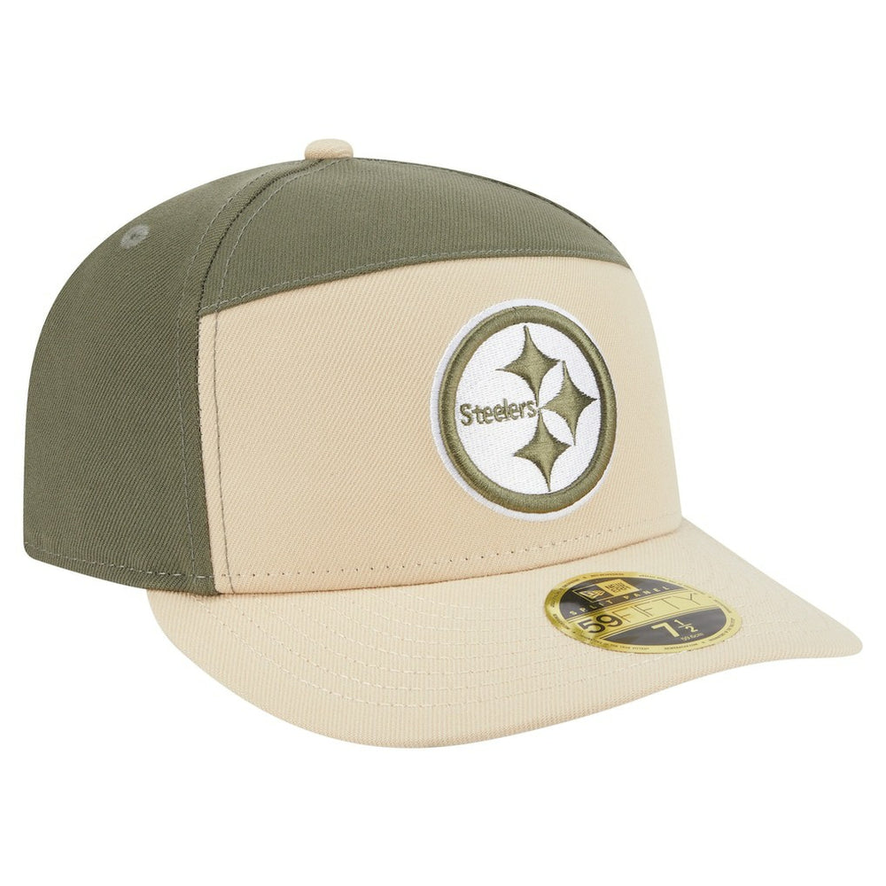 Pittsburgh Steelers Two-Tone Color Pack Split Panel 59FIFTY Fitted Hat | NFL Near me