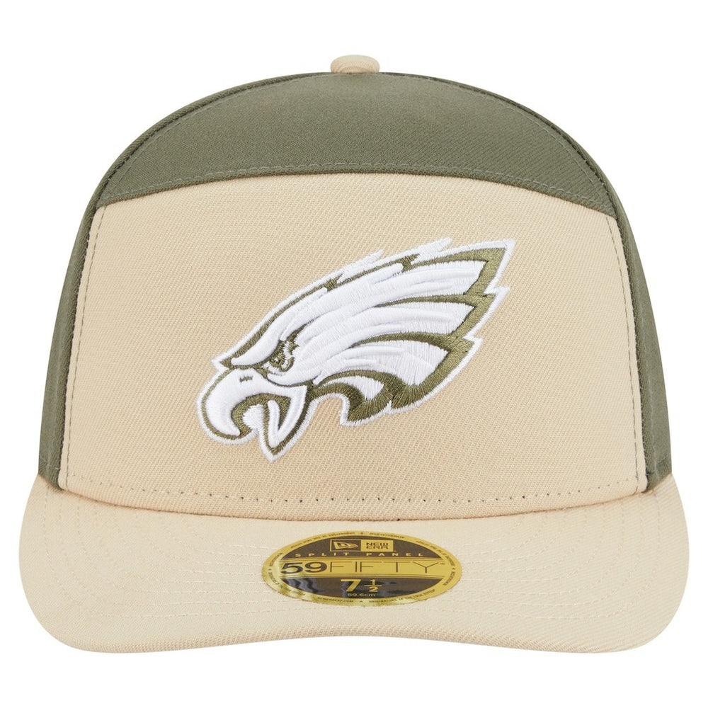 Philadelphia Eagles Two-Tone Color Pack Split Panel 59FIFTY Fitted Hat | NFL Online