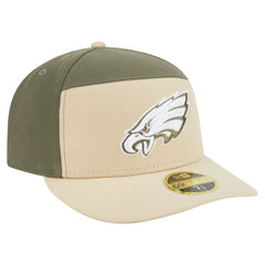 Philadelphia Eagles Two-Tone Color Pack Split Panel 59FIFTY Fitted Hat | NFL Online