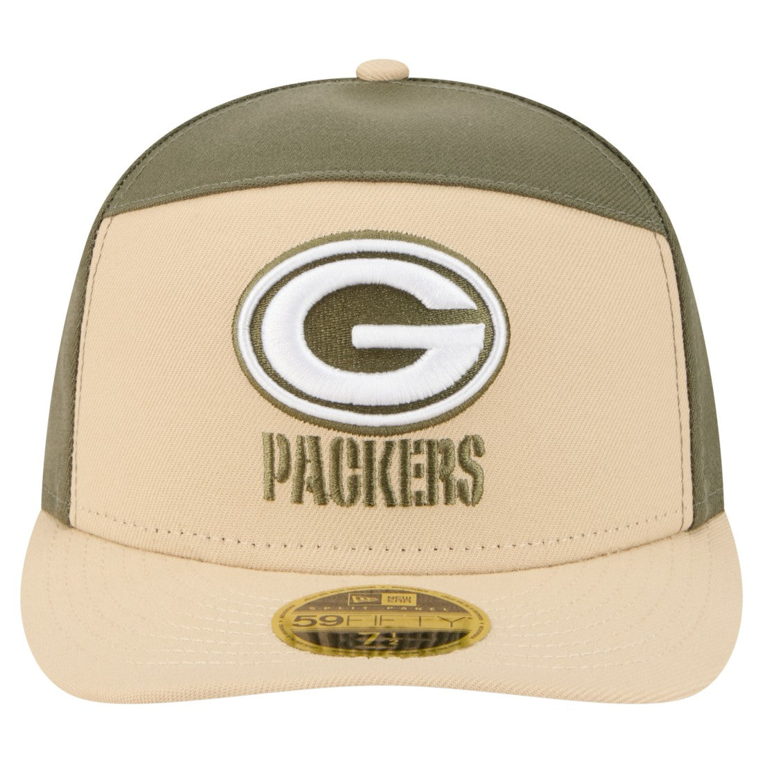 Green Bay Packers Two-Tone Color Pack Split Panel 59FIFTY Fitted Hat | NFL Near me