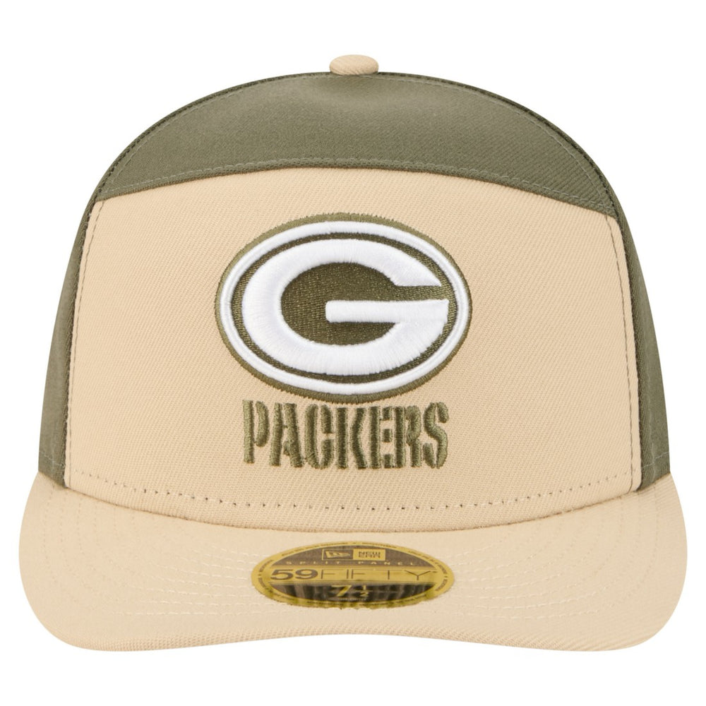 Green Bay Packers Two-Tone Color Pack Split Panel 59FIFTY Fitted Hat | NFL Near me