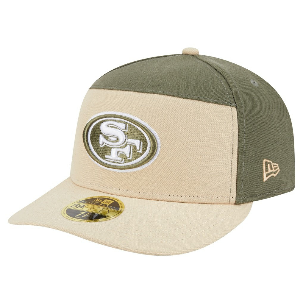 San Francisco 49ers Two-Tone Color Pack Split Panel 59FIFTY Fitted Hat | NFL US