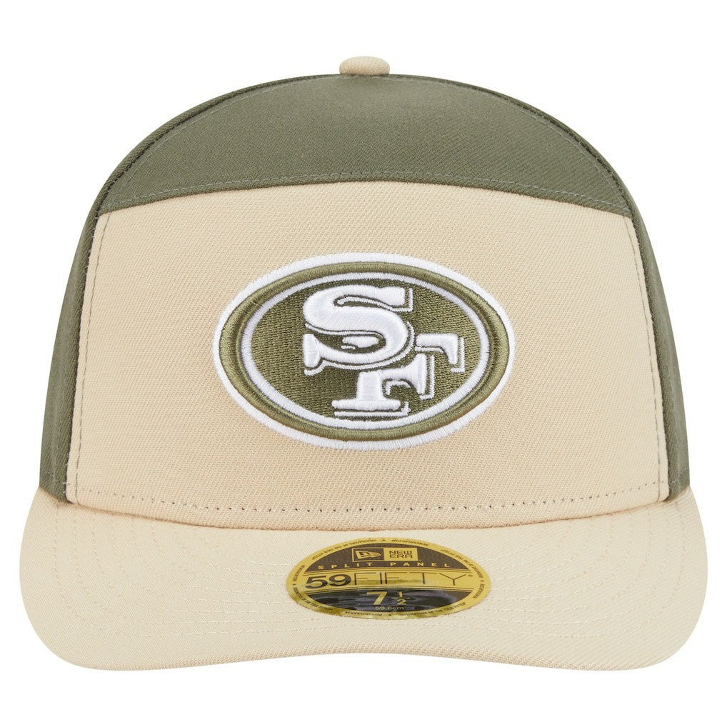 San Francisco 49ers Two-Tone Color Pack Split Panel 59FIFTY Fitted Hat | NFL US