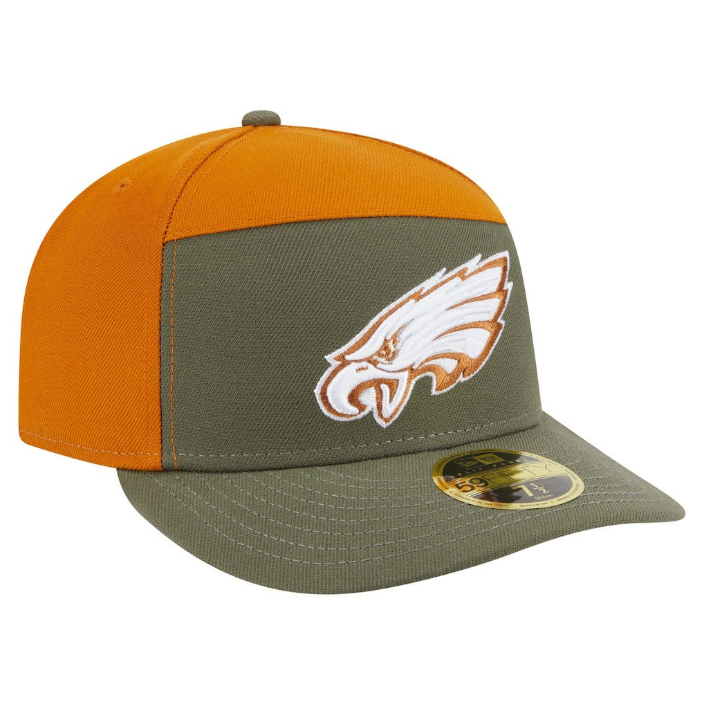 Philadelphia Eagles Two-Tone Color Pack Split Panel 59FIFTY Fitted Hat | NFL Discount