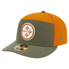 Pittsburgh Steelers Two-Tone Color Pack Split Panel 59FIFTY Fitted Hat | NFL Hot