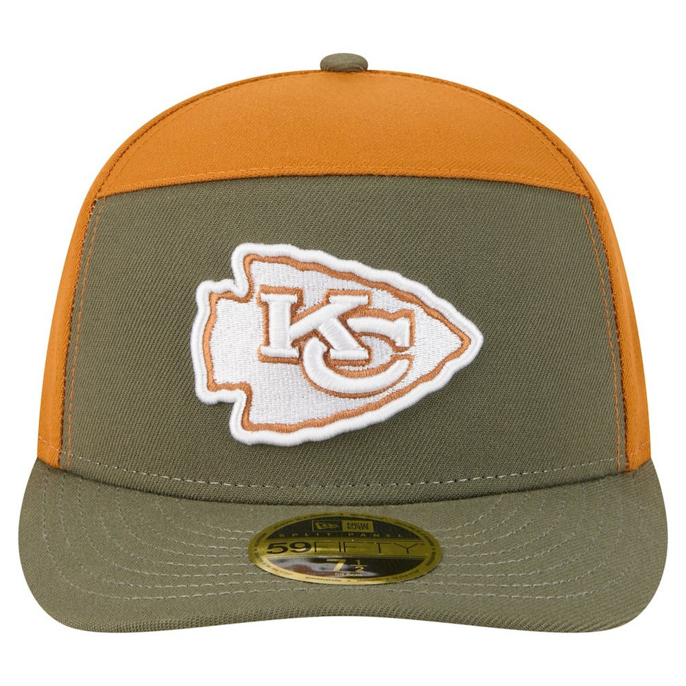 Kansas City Chiefs Two-Tone Color Pack Split Panel 59FIFTY Fitted Hat | NFL Near me