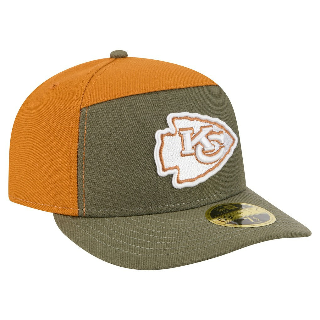 Kansas City Chiefs Two-Tone Color Pack Split Panel 59FIFTY Fitted Hat | NFL Near me