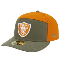 Las Vegas Raiders Two-Tone Color Pack Split Panel 59FIFTY Fitted Hat | NFL New